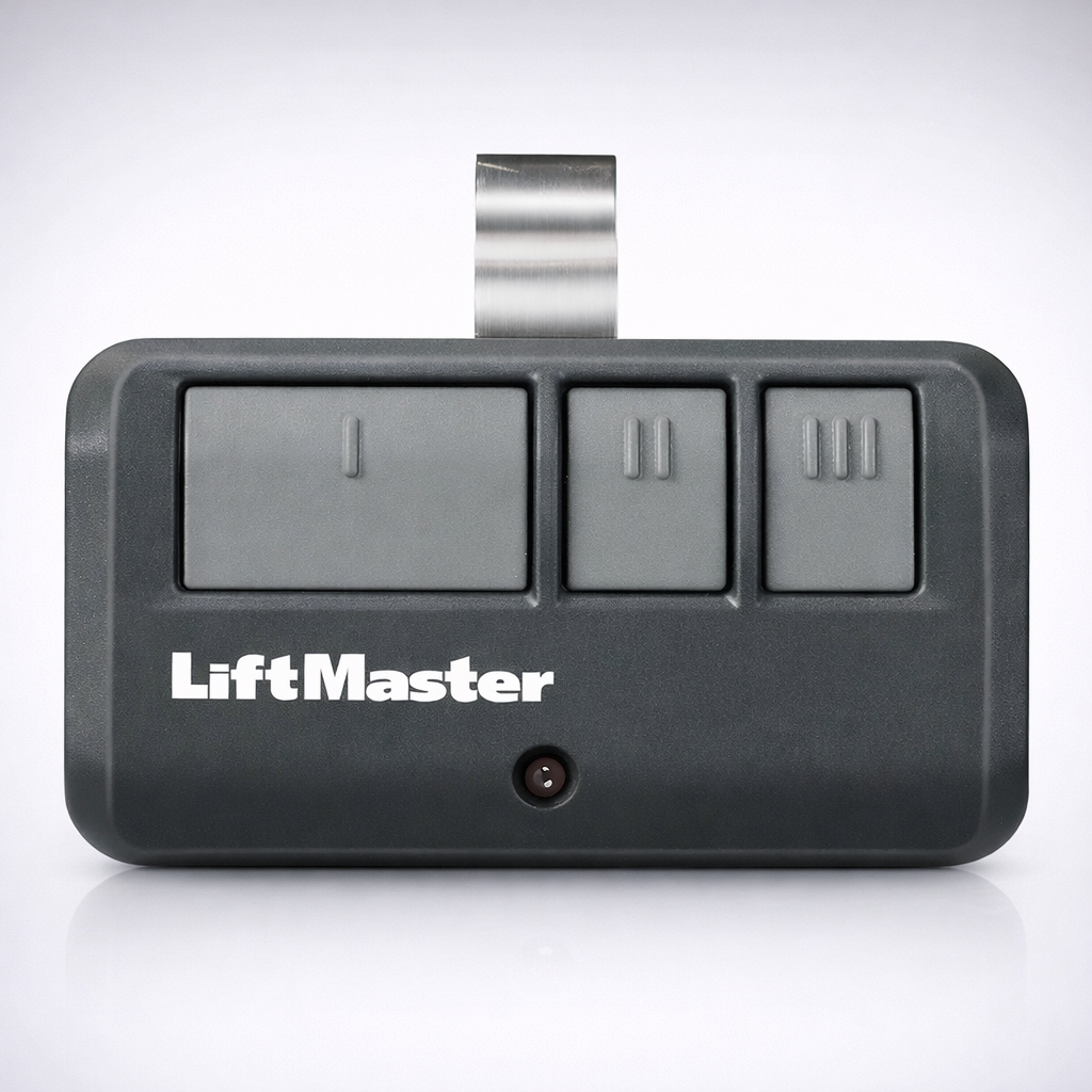 LIFTMASTER 893MAX / TRANSMISOR / CONTROL / 3 BOTONES / MULTIPROTOCOLO(SECURITY+ 2.0; SECURITY+ 315 MHZ; SECURITY+ 390 MHZ; BILLION CODE 390 MHZ) / PROGRAMACIÓN MEDIANTE BOTÓN LEARN, COMPATIBLE CON OPERADORES LIFTMASTER, CHAMBERLAIN Y CRAFTSMAN.