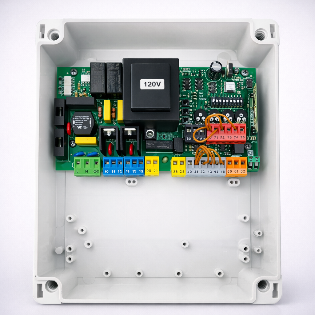 BFT ALENA SW2 CPEM / CENTRAL DE MANDO / 110–120 V ~ 60 HZ / CON DESACELERACIÓN / INCLUYE TARJETA LÓGICA Y GABINETE EXTERIOR / SISTEMA DE CONTROL PARA AUTOMATISMOS BFT.