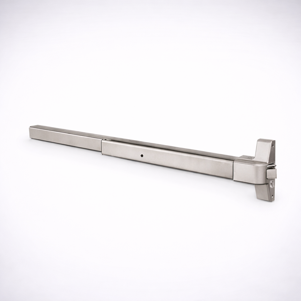 BARRA ANTIPÁNICO / HORIZONTAL 8000-36FR / 91,44 CM / CON SISTEMA DE BLOQUEO / DISPOSITIVO DE SEGURIDAD PARA PUERTAS DE SALIDA DE EMERGENCIA, INSTALACIÓN FÁCIL Y CUMPLIMIENTO DE NORMAS DE SEGURIDAD.