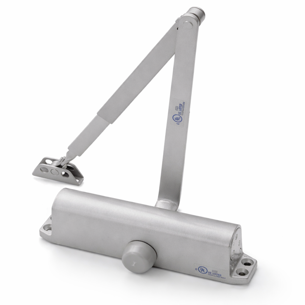 ASSA ABLOY CIERRAPUERTAS / 1101BFCOV 689 / INDUSTRIAL / NON HOLD OPEN / MEDIDAS 248 × 44 × 67 MM / CERTIFICACIÓN UL / DISPOSITIVO PARA CIERRE AUTOMÁTICO.