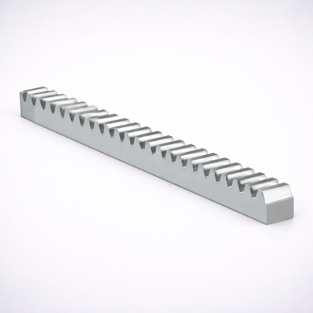 COMUNELLO CREMALLERA / 22 × 22 MM / LARGO 2000 MM (2 CM × 2 CM × 2,0 M) / #11400510 001 / MÓDULO 4 / COMPONENTE PARA SISTEMAS AUTOMATIZADOS / PUERTAS.