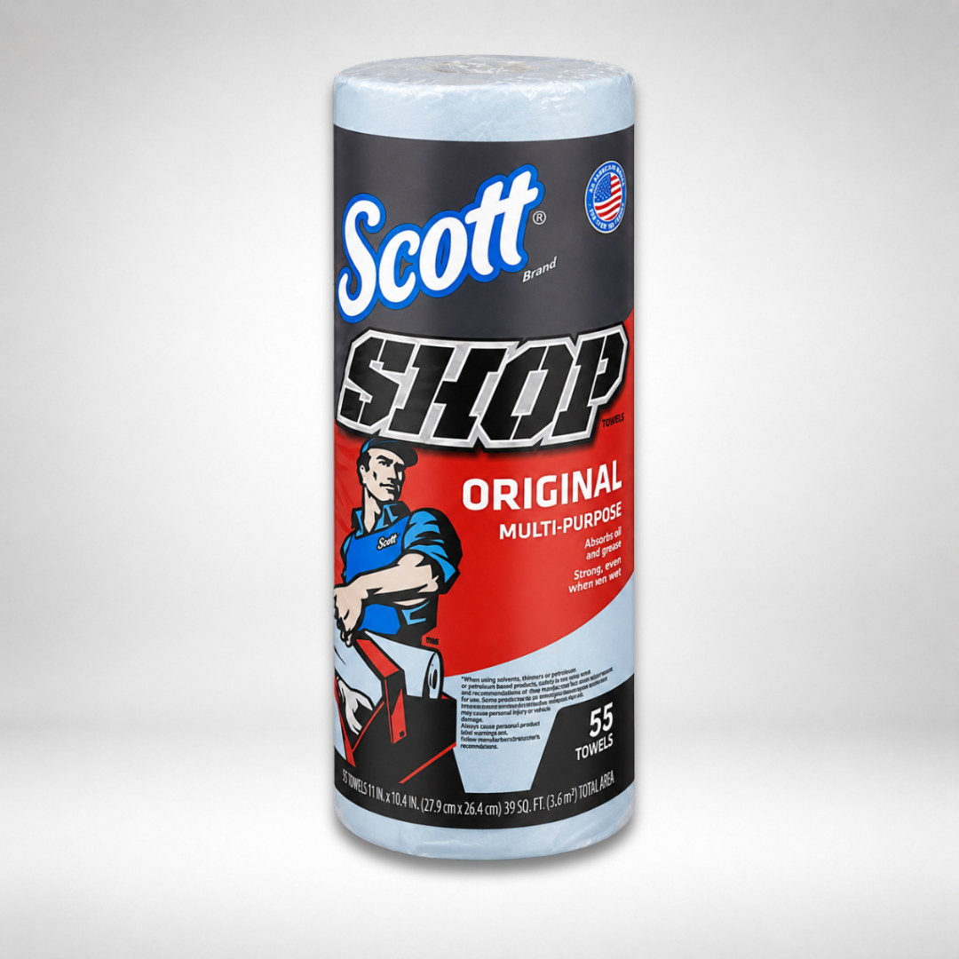 TOALLA DE TALLER (AZUL) 4 M2 SHOP SCOTT TOWEL (ROLLO)