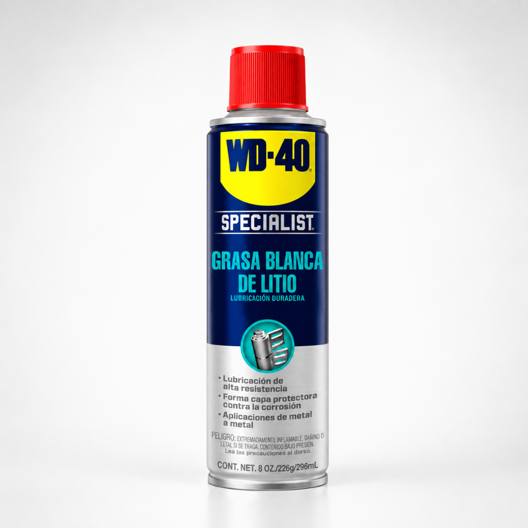 WD-40 SPECIALIST GRASA BLANCA DE LITIO 8 OZ.