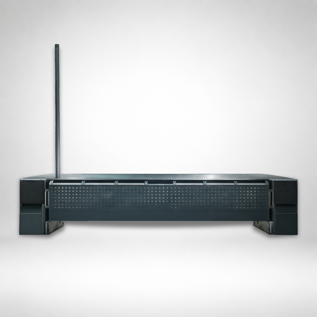 MINIDOCK MECANICO ENSSO-INKEMA/ PA6/ CAPACIDAD: 40000 LBS (SISTEMA AMERICANO) 6 TONS (SISTEMA EUROPEO)/ DIMENSION 1.80M ANCHO X 40CM PROFUND X 53.5CM ALTO/ LABIO 35CM/ RANGO NIVEL 11CM/ INCLUYE TOPES METALICO Y LAMINADO /stock septiembre